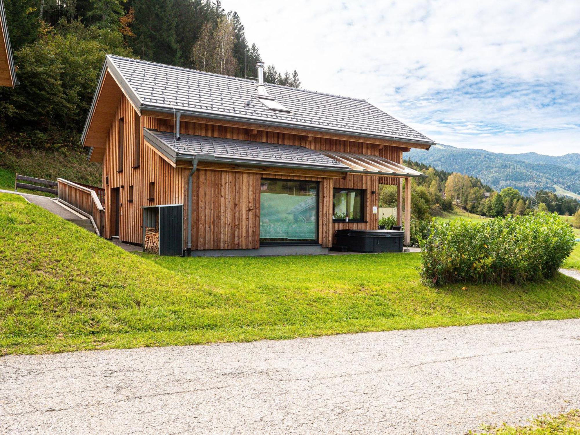 Alpenchalet Alpakablick St. Lorenzen ob Murau Exterior foto